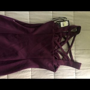 Guess body con strappy dress